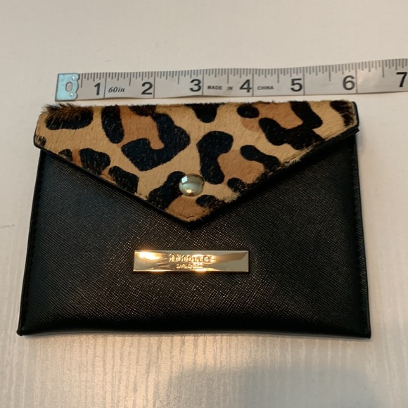 DUNE London Leopard Wallet Calf Hair Coin Purse - Picture 7 of 7